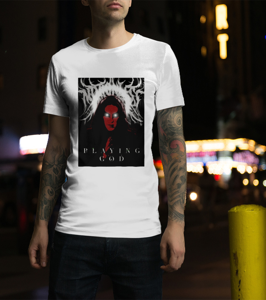 Notshiva Playing God Gothic Dark T-Shirt