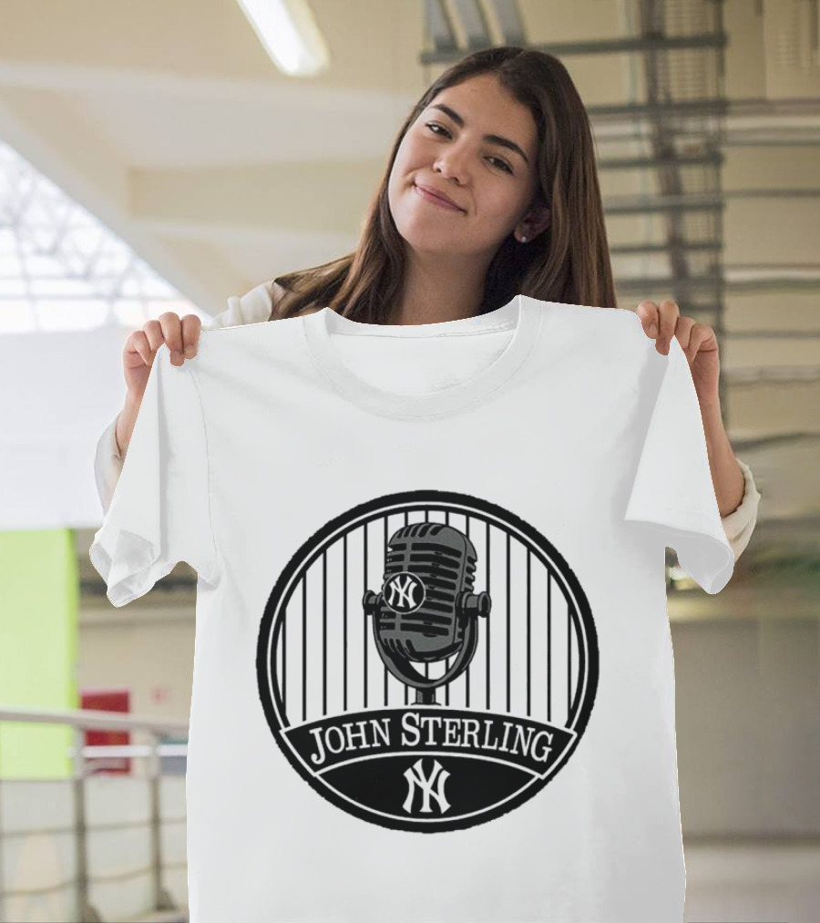 John Sterling Microphone New York Yankees Remembrance T-Shirt