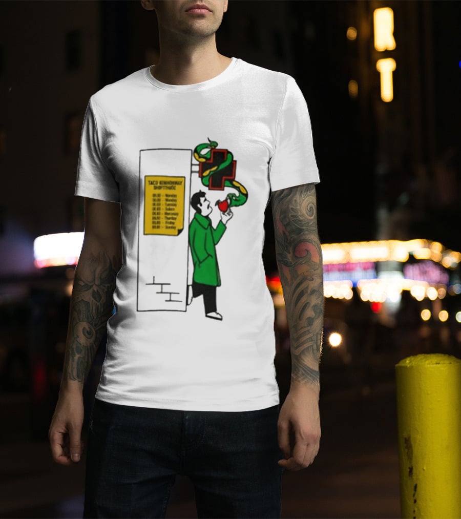 Taco Hemingway Tour 2026 Snake Grafik Wegowa Szef Smoove Baron Friday T-Shirt