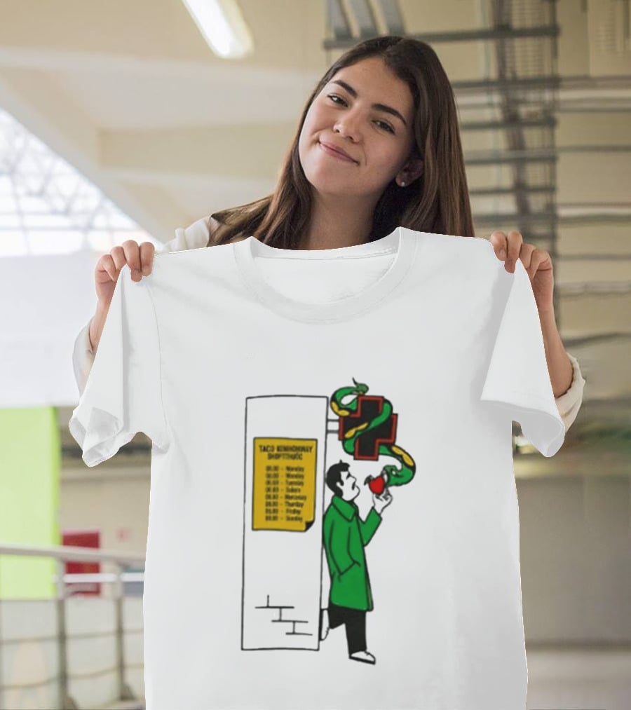 Taco Hemingway Tour 2026 Snake Grafik Wegowa Szef Smoove Baron Friday T-Shirt