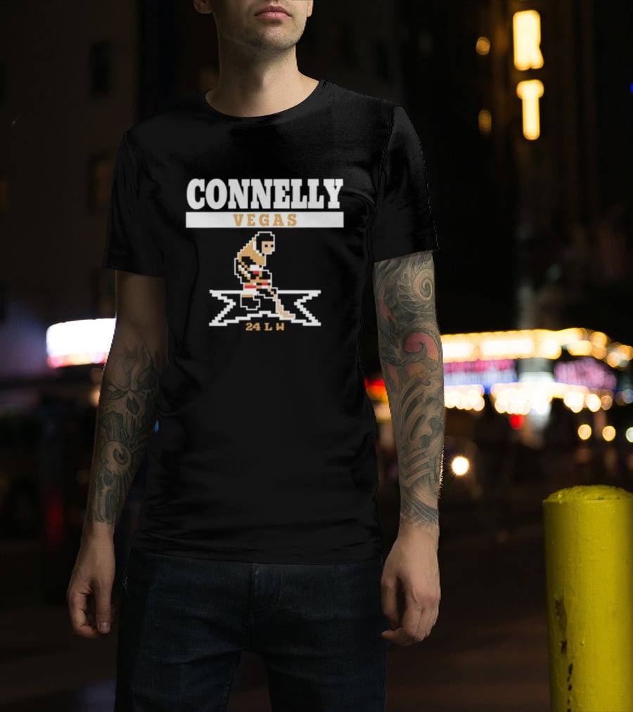 Connelly Vegas Golden Knights 24 LW Hockey Player T-Shirt