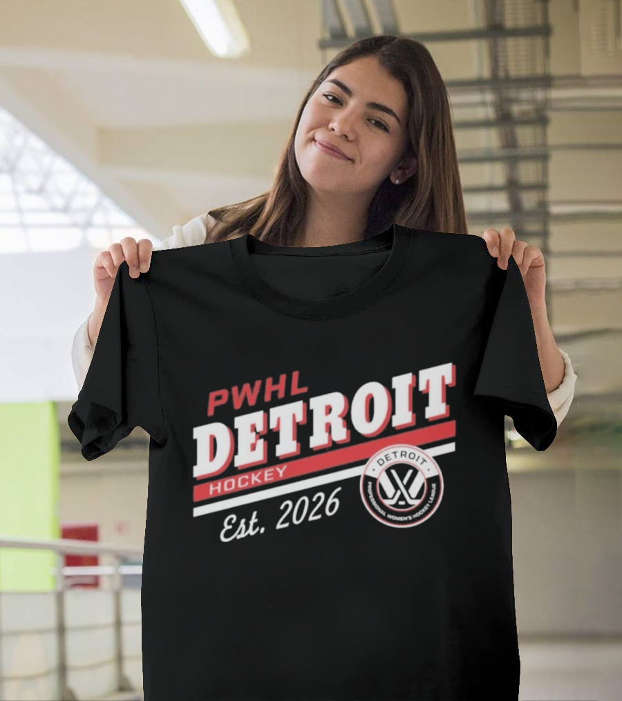 PWHL Detroit Hockey Est. 2026 Sportiqe Duke T-Shirt