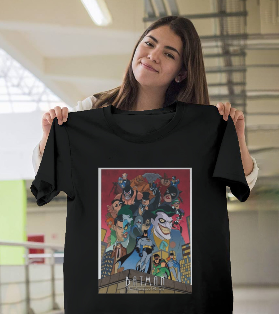 Batman The Animated Series 1992 Cast Villains Gotham City T-Shirt