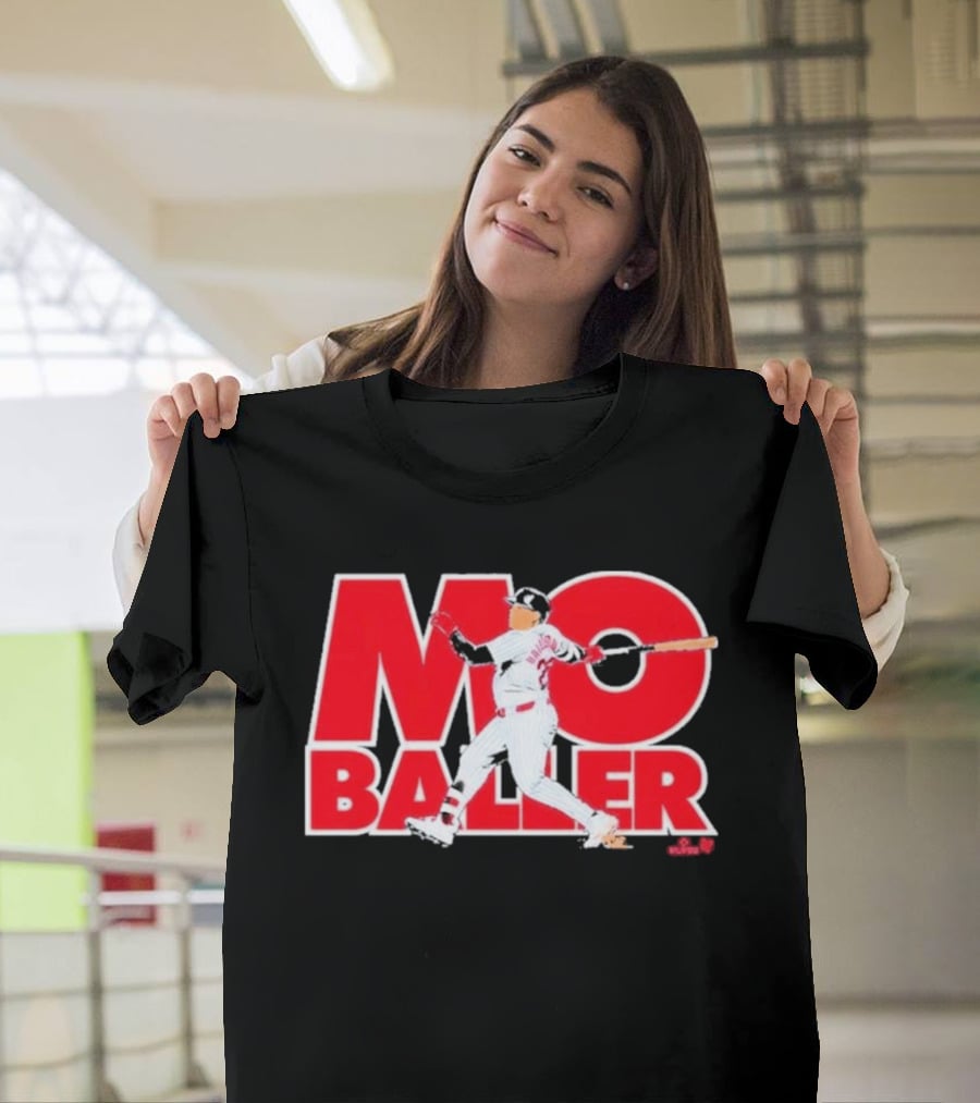 Moises Ballesteros Mo Baller Baseball Athlete Action T-Shirt
