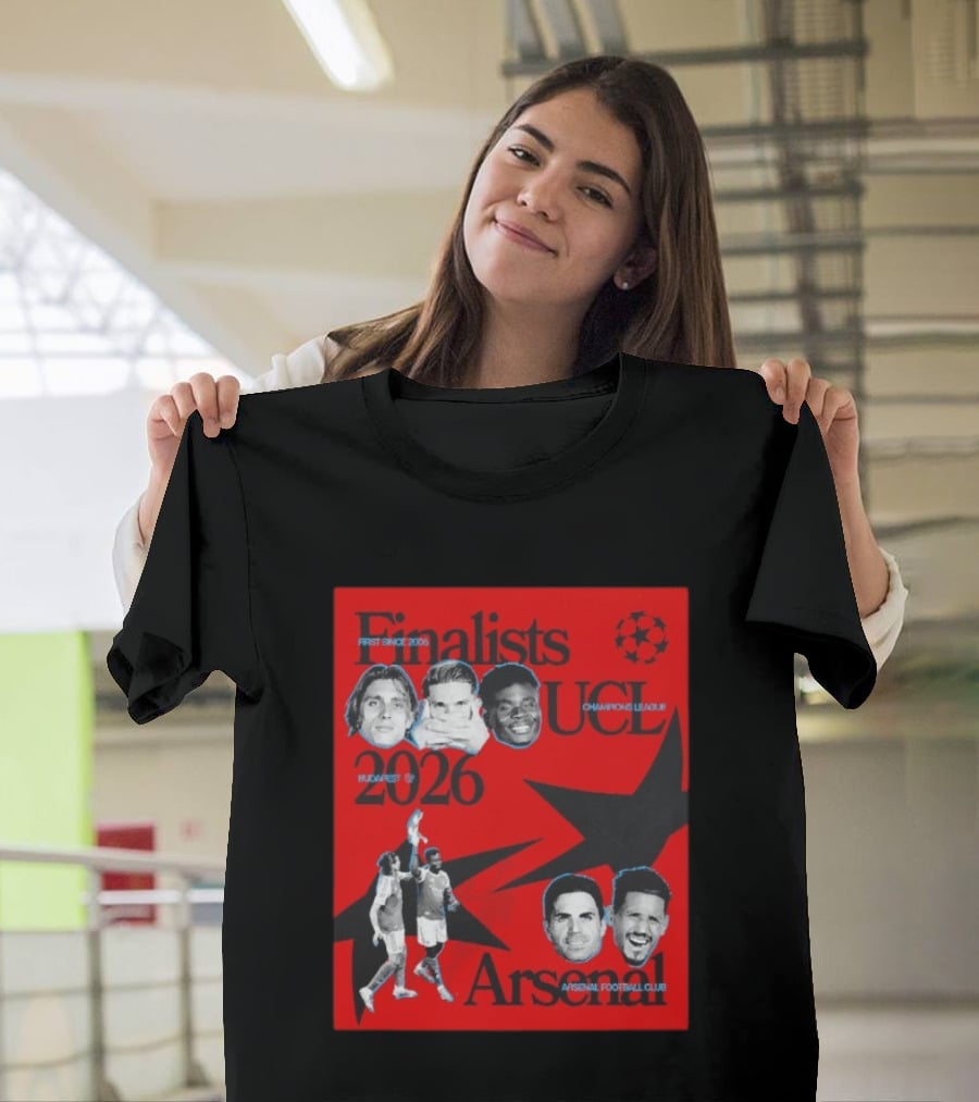 Finalists UCL 2026 Arsenal Champions League First Since 2006 Budapest T-Shirt
