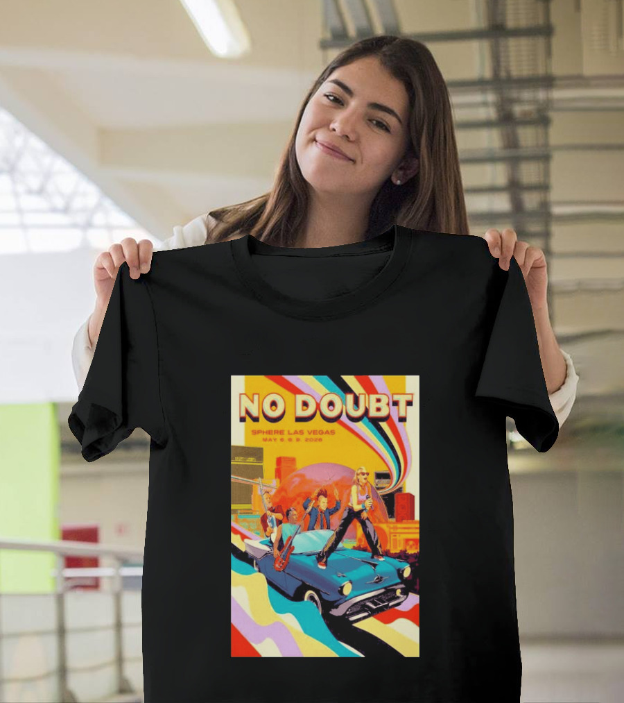 No Doubt Sphere Las Vegas May 6 9 2026 Vintage Road Trip Concert T-Shirt
