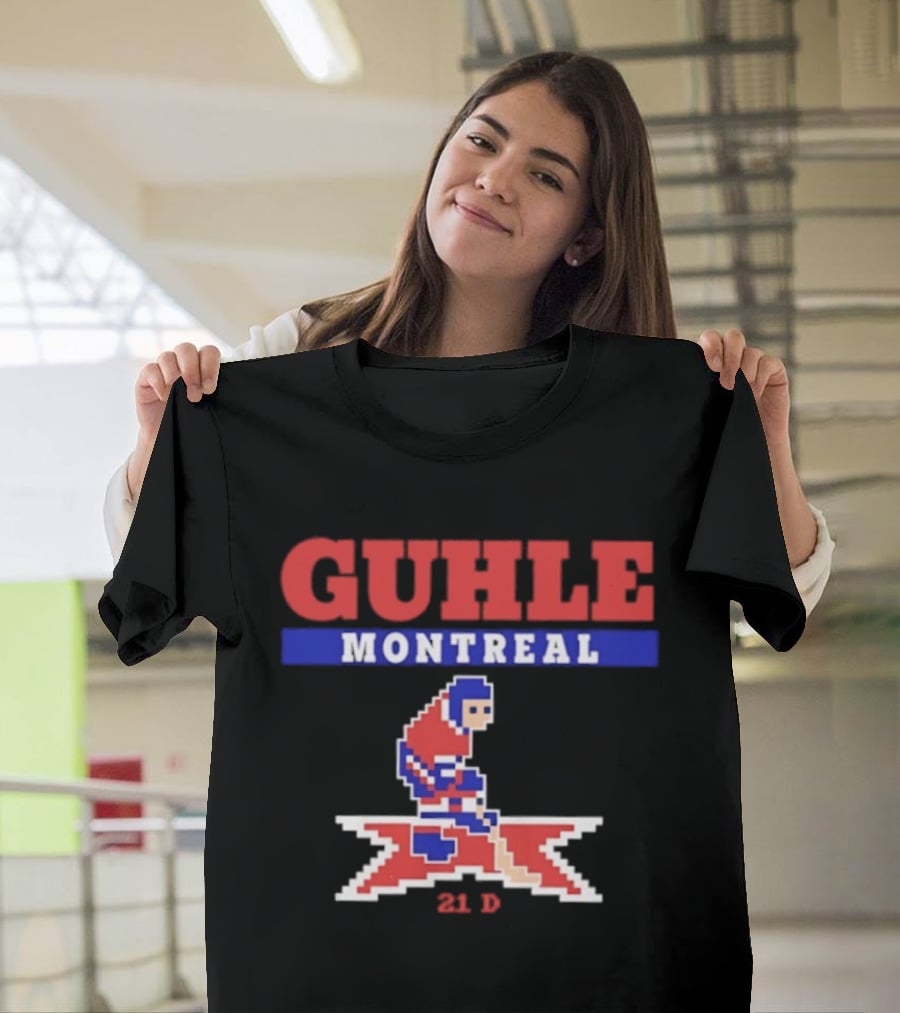 Guhle Montreal Canadiens Pixel Art 21 D Hockey T-Shirt