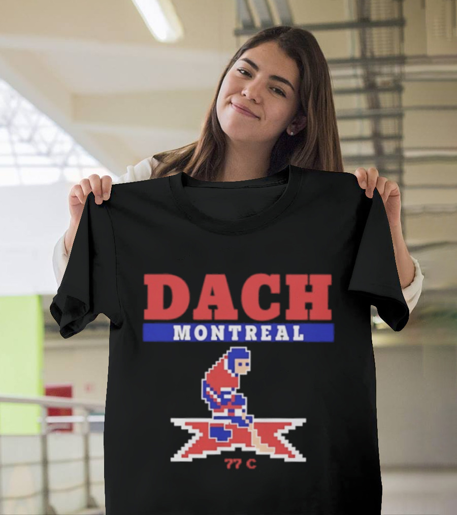 Kirby Dach Montreal 77 C Hockey Canadiens Iconic Athlete T-Shirt