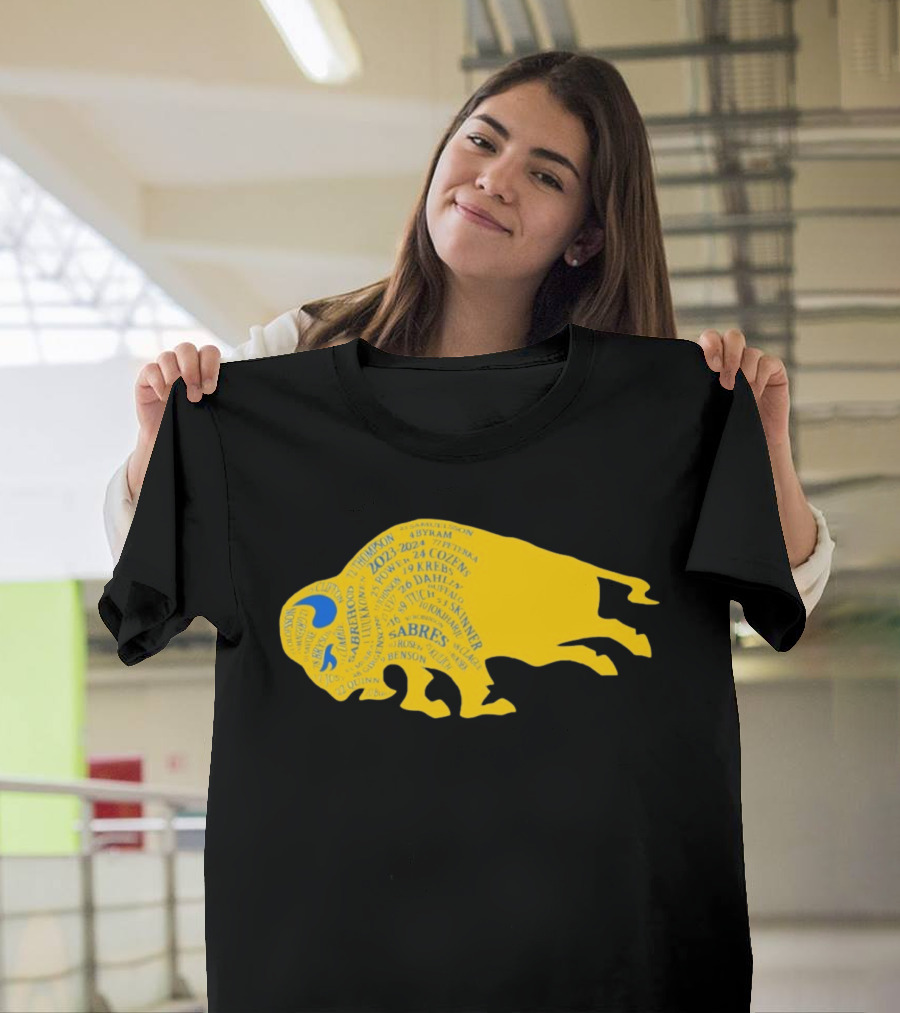 Buffalo Sabres Tage Thompson Rasmus Dahlin Alex Tuch Hockey 2023 Team Players T-Shirt