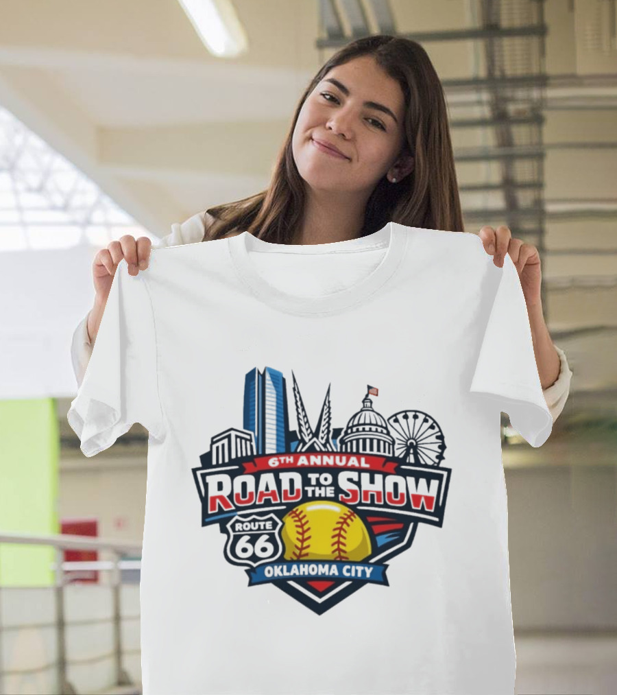 6th Annual Road To The Show Route 66 Oklahoma City T-Shirt