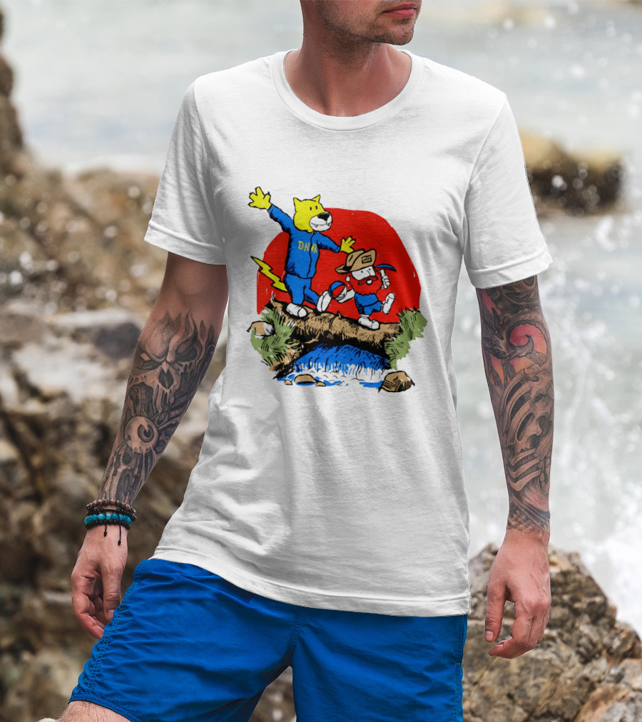 Buffalo Bills Football Cartoon Characters With DNR Sports T-Shirt