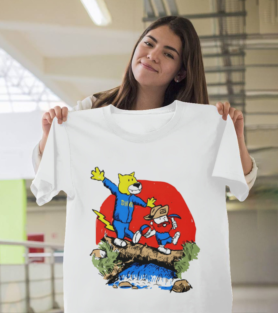 Buffalo Bills Football Cartoon Characters With DNR Sports T-Shirt