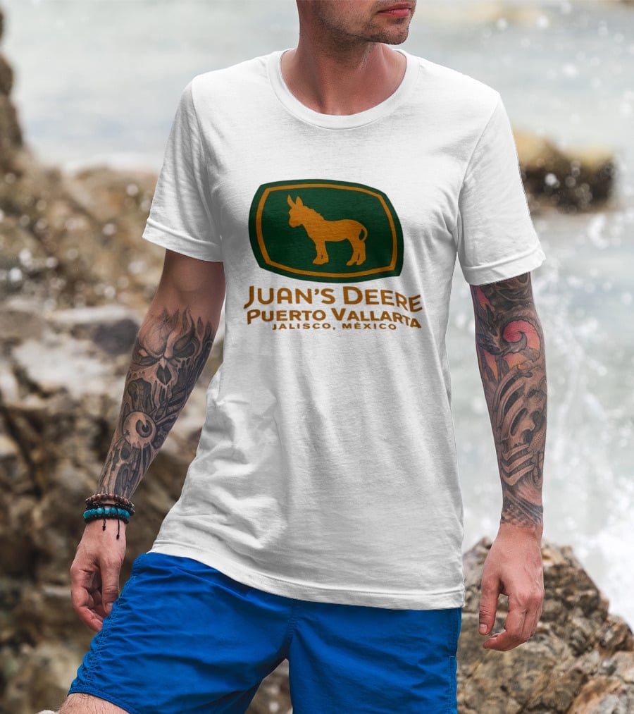 Juan's Deere Puerto Vallarta Jalisco Mexico Donkey T-Shirt