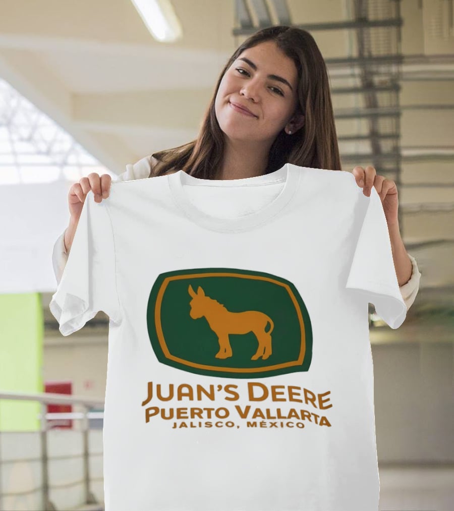Juan's Deere Puerto Vallarta Jalisco Mexico Donkey T-Shirt