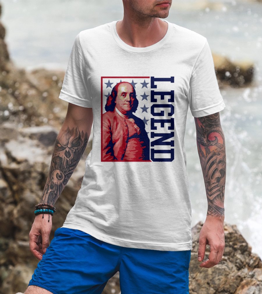 Legend Benjamin Franklin Stars T-Shirt