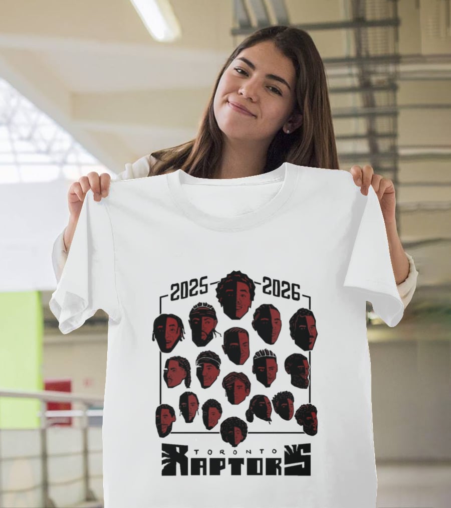 2025 2026 Toronto Raptors Team Roster NBA Season T-Shirt