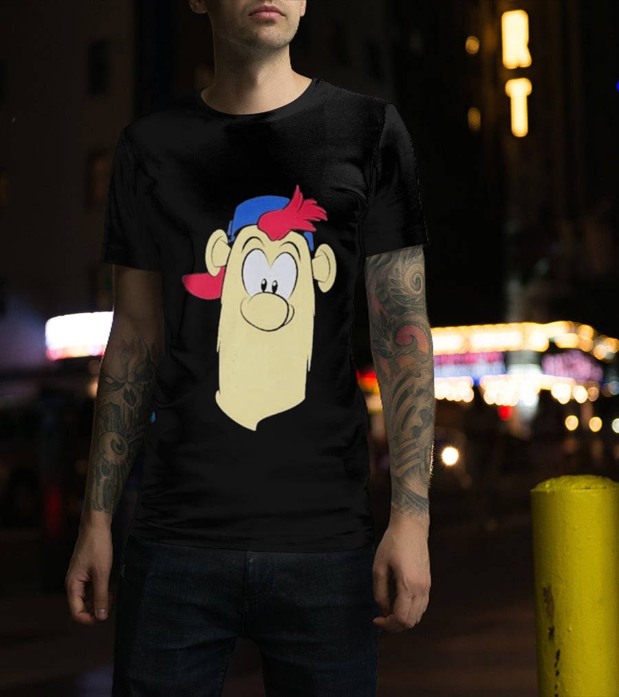 Atlanta Braves Blooper Character Face T-Shirt