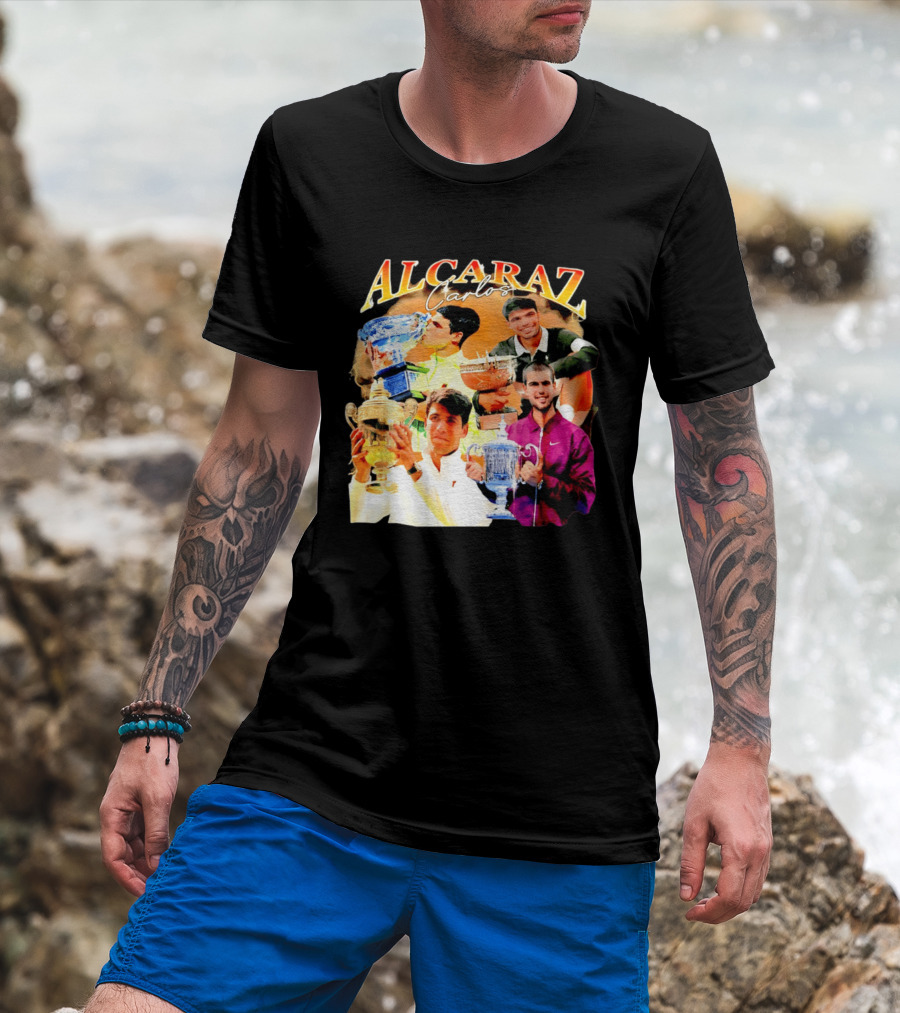 Carlos Alcaraz Tennis Trophies Champion Highlights T-Shirt