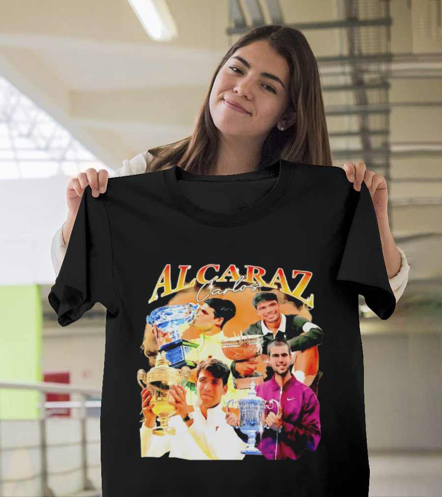 Carlos Alcaraz Tennis Trophies Champion Highlights T-Shirt