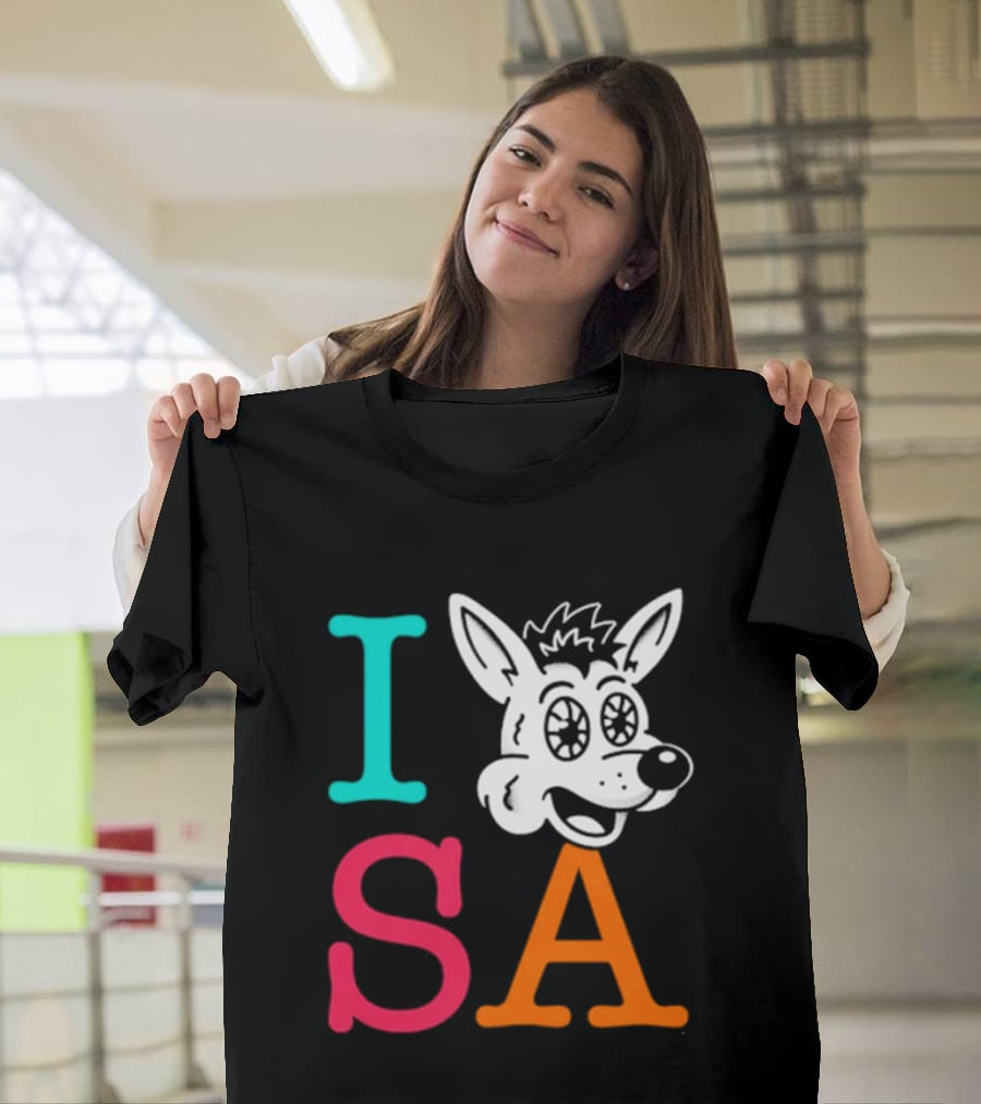 I Love SA Coyote Spurs Basketball T-Shirt