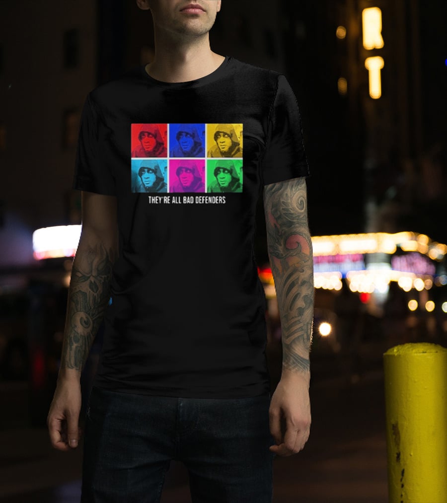 Jaden McDaniels Pop Art Style They're All Bad Defenders T-Shirt