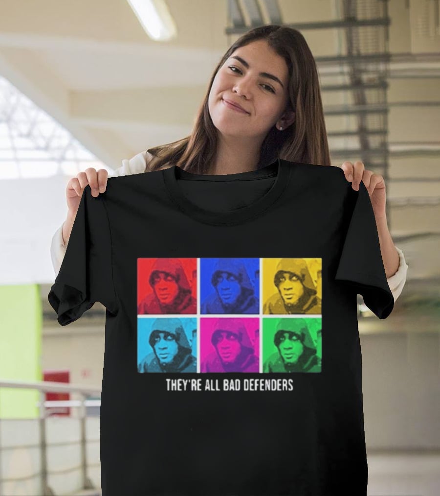 Jaden McDaniels Pop Art Style They're All Bad Defenders T-Shirt