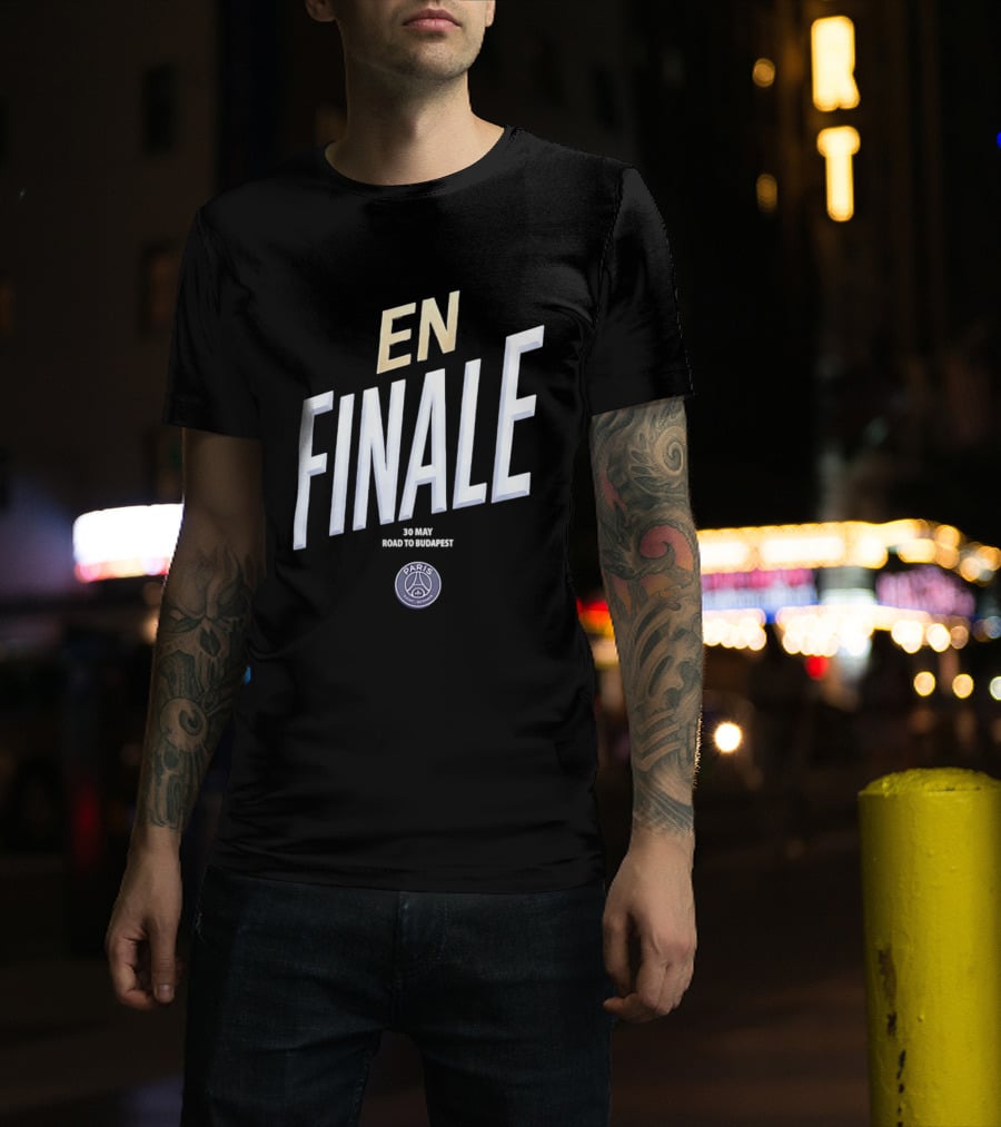 Paris Saint Germain En Finale Budapest 2026 T-Shirt