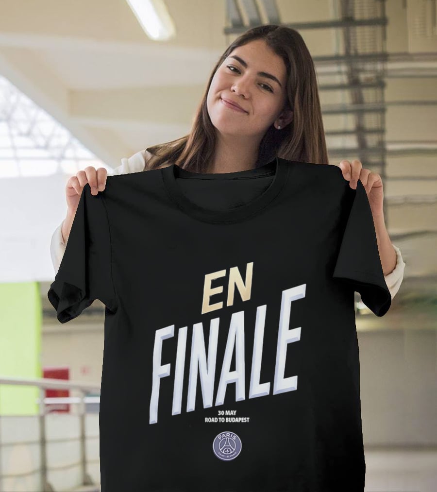 Paris Saint Germain En Finale Budapest 2026 T-Shirt