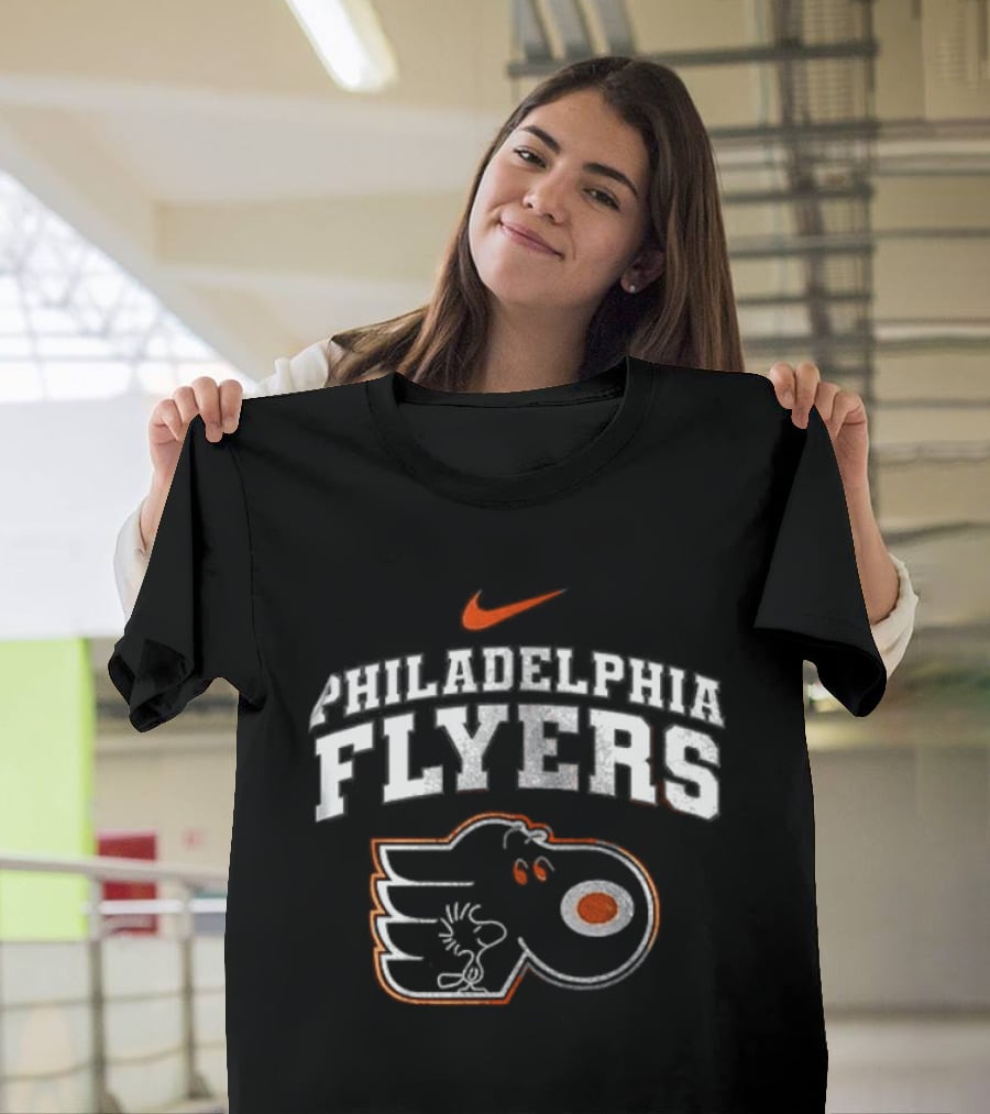 Philadelphia Flyers X Peanuts Snoopy Collaboration Believe Nike T-Shirt