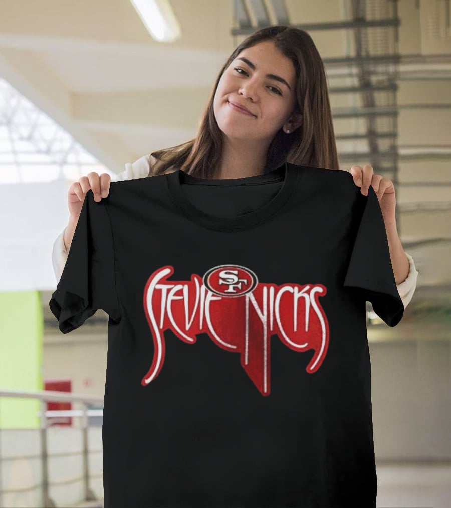San Francisco 49ers X Stevie Nicks Collaboration SF T-Shirt