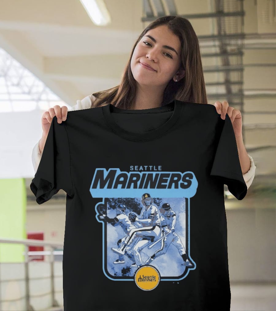 Seattle Mariners Retro Cooperstown Collection Baseball Team Players T-Shirt
