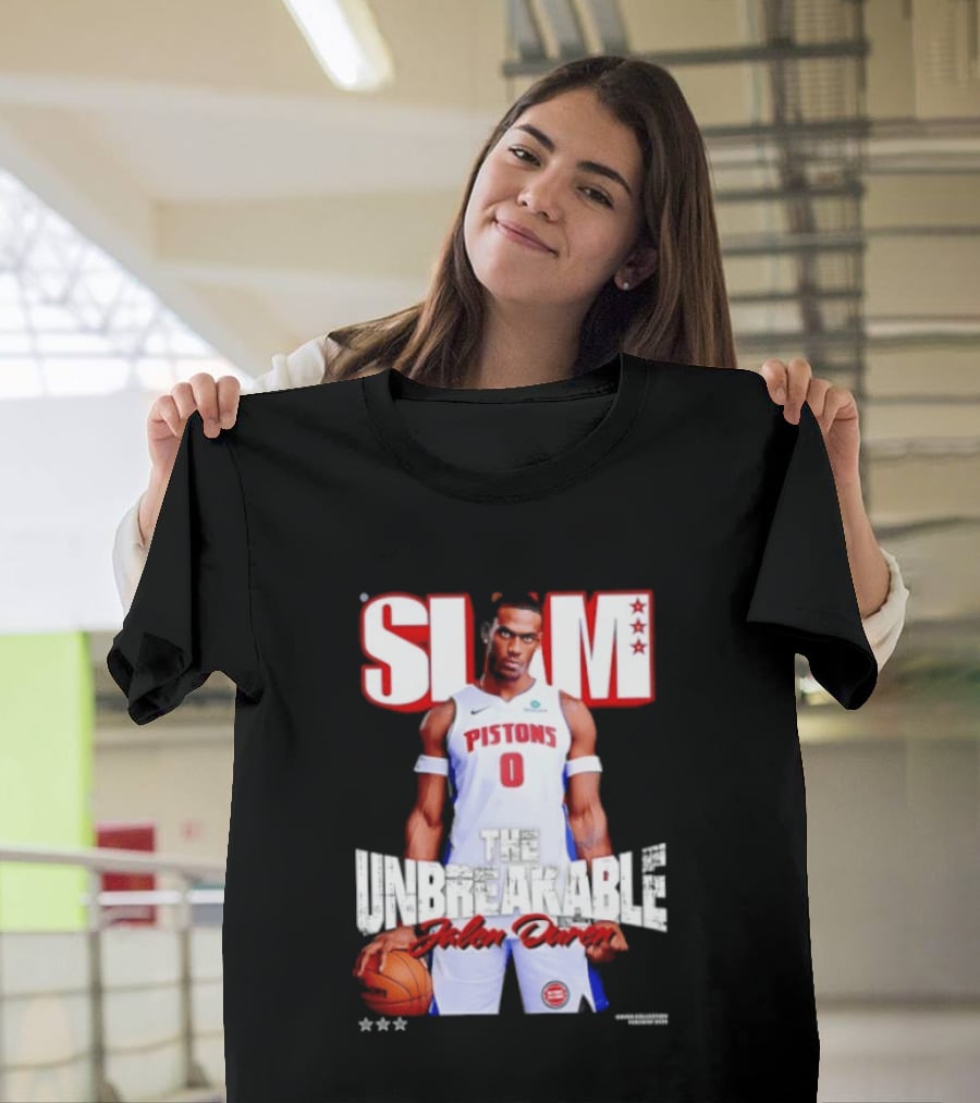 SLAM Jalen Duren Unbreakable Detroit Pistons 260 T-Shirt