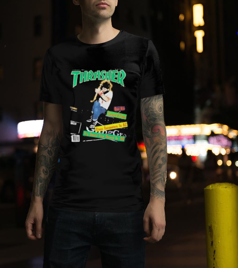 Thrasher Magazine February 1987 Pushead J Sam Somewhere In AZ The Sound You Heard In 86 T-Shirt
