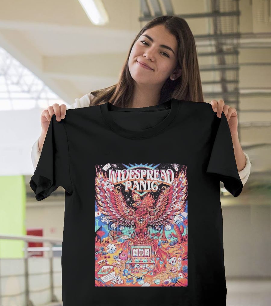 Widespread Panic Las Vegas 2026 Concert With Casino And Phoenix T-Shirt