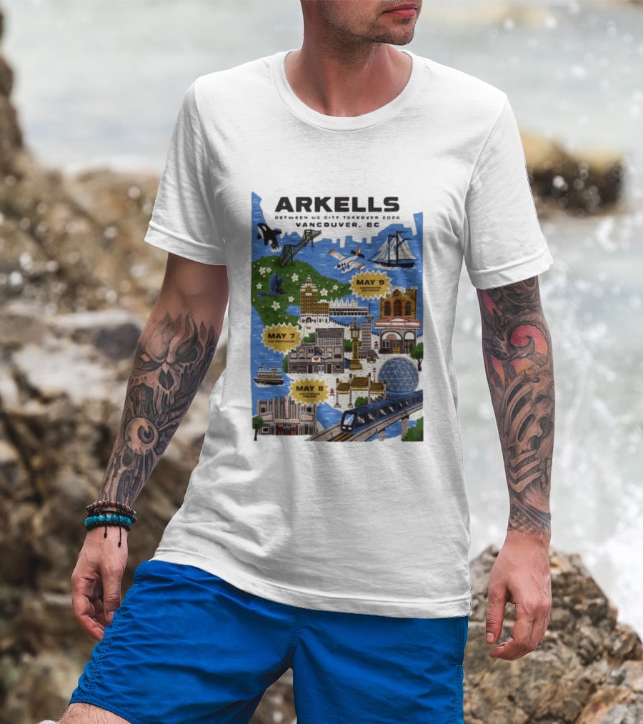 Arkells May 7 2026 The Penthouse Vancouver Concert T-Shirt