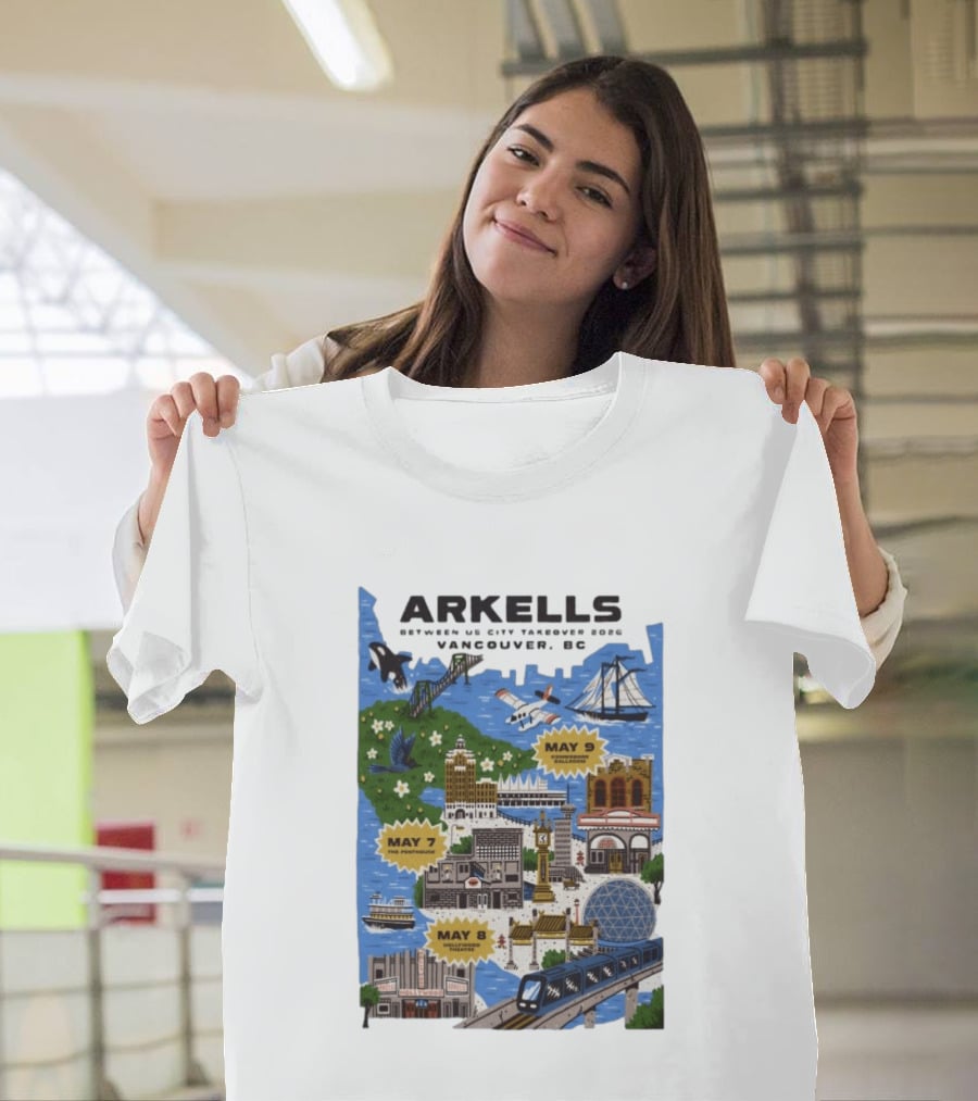 Arkells May 7 2026 The Penthouse Vancouver Concert T-Shirt