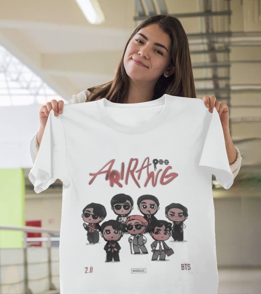 BTS Arirang Chibi 2.0 Collectible Band Figures T-Shirt