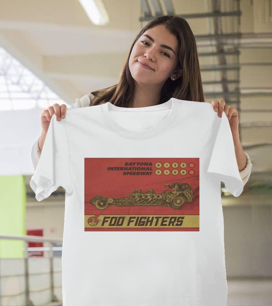 Foo Fighters Daytona International Speedway May 8 2026 Event T-Shirt
