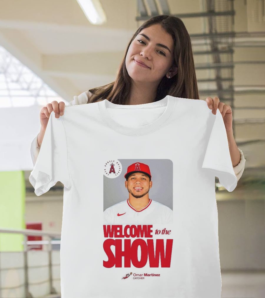 Los Angeles Angels Juan Lagares Welcome To The Show MLB Baseball T-Shirt