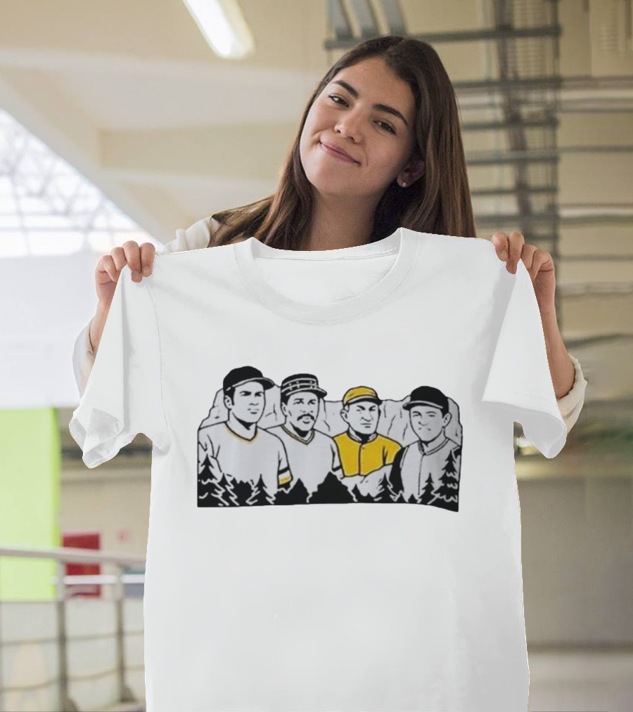 Pittsburgh Baseball Legends Mount Rushmore Pirates T-Shirt