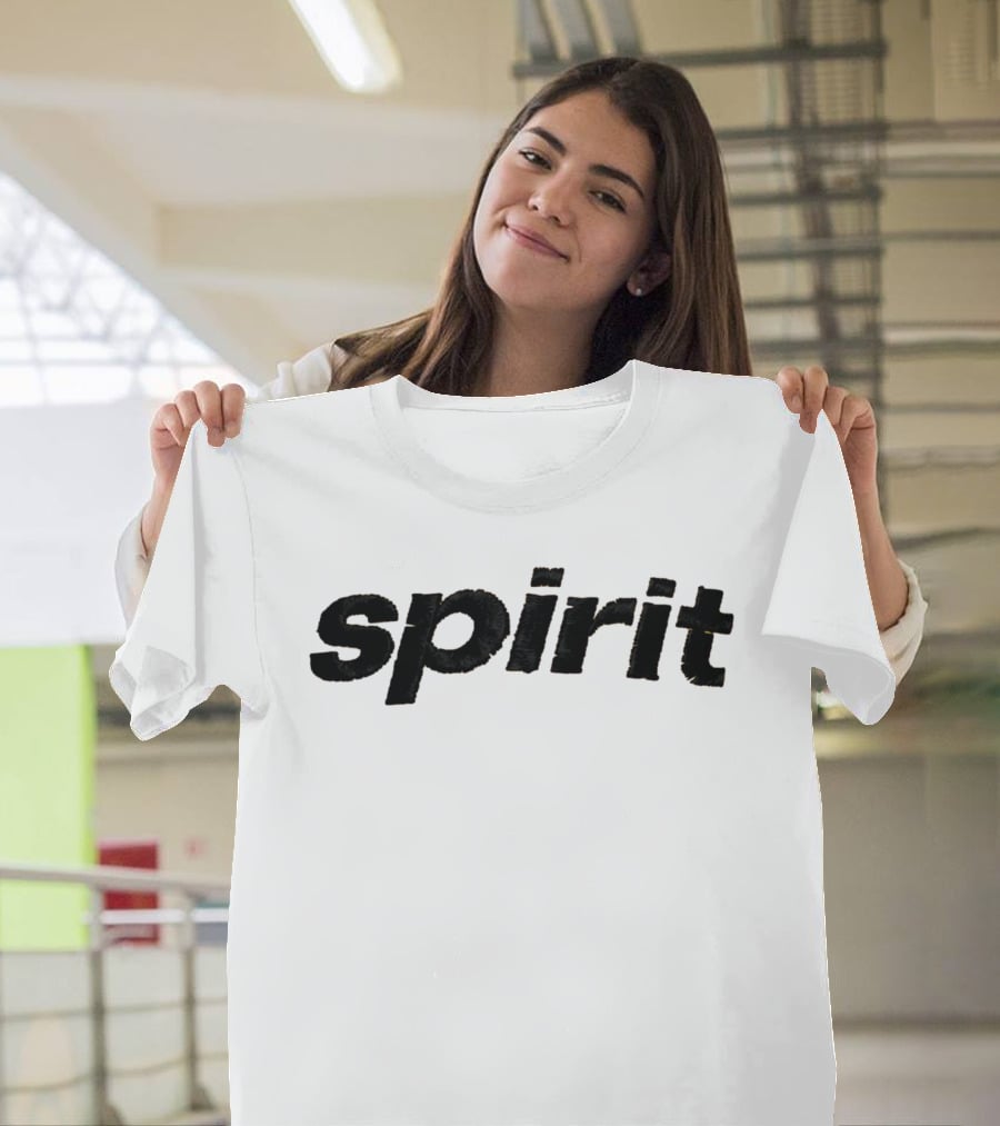 Spirit Airlines Black Text Hat Cap T-Shirt
