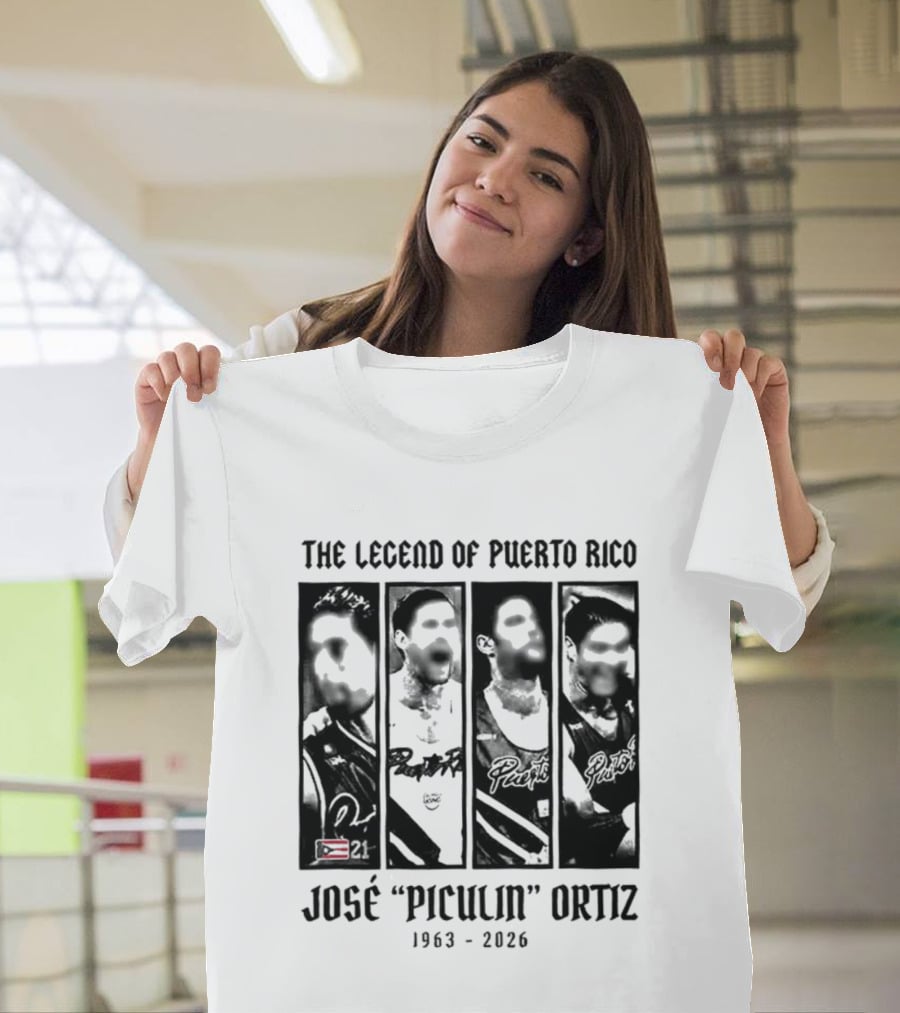 The Legend Of Puerto Rico José "Piculín" Ortiz 1963 2026 T-Shirt
