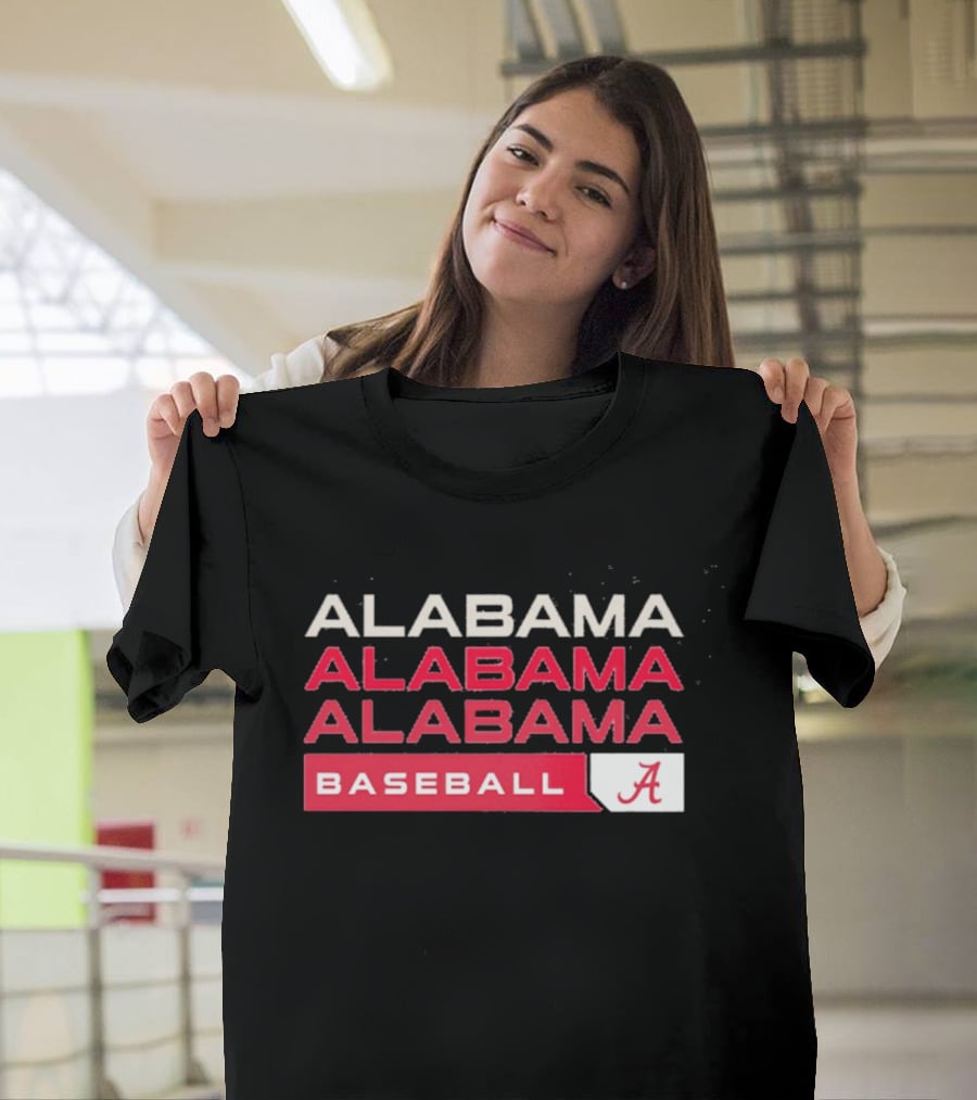 Alabama Crimson Tide College Baseball 2026 Hype Tri Blend T-Shirt