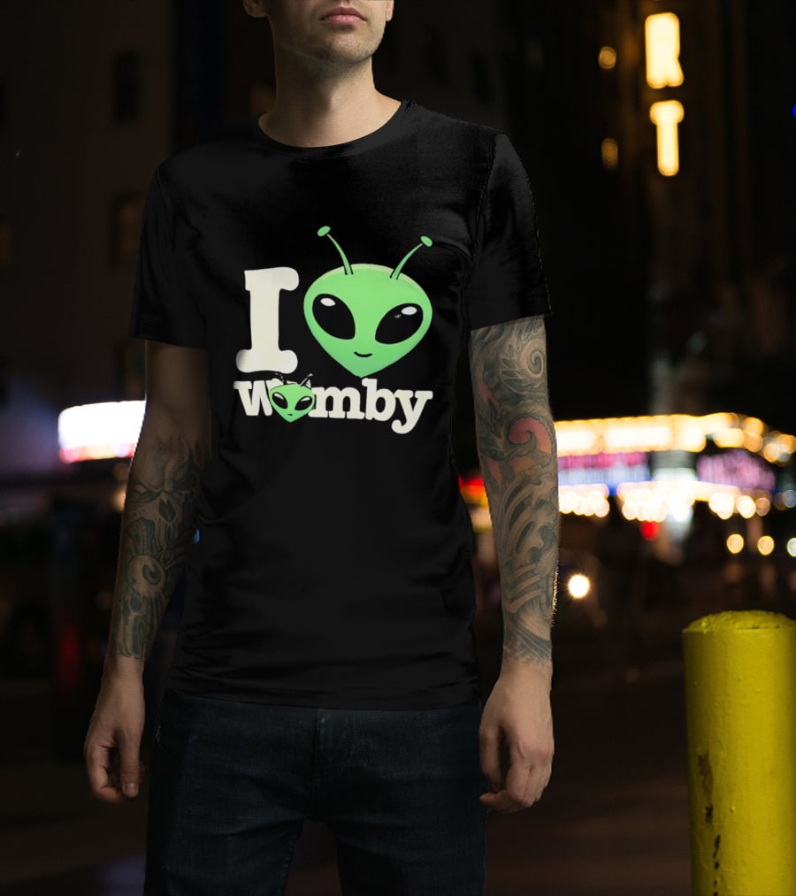 I Love Womby Aliens Victor Wembanyama San Antonio Spurs Basketball T-Shirt