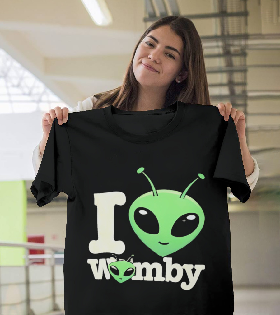 I Love Womby Aliens Victor Wembanyama San Antonio Spurs Basketball T-Shirt