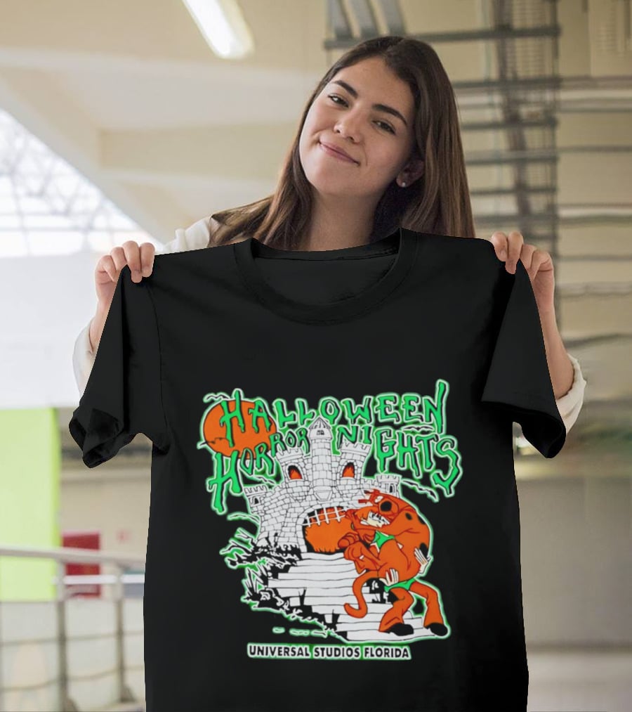 Halloween Horror Nights Universal Studios Florida Scoob Night Razors In The Night Beyond Human T-Shirt