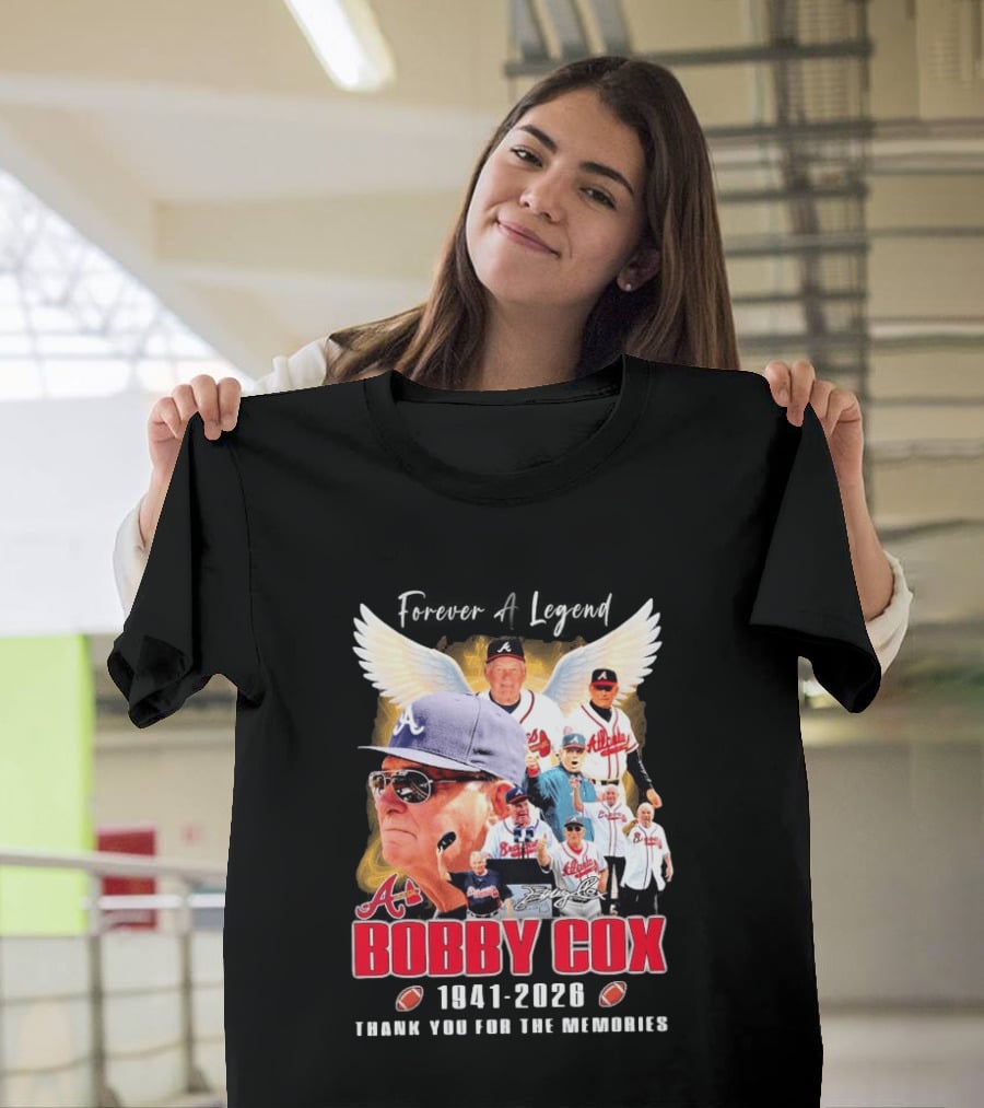 Bobby Cox 1941 2026 Atlanta Baseball Legend Thank You For The Memories T-Shirt