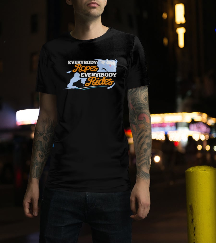 Buffalo Sabres Everybody Ropes Everybody Rides T-Shirt