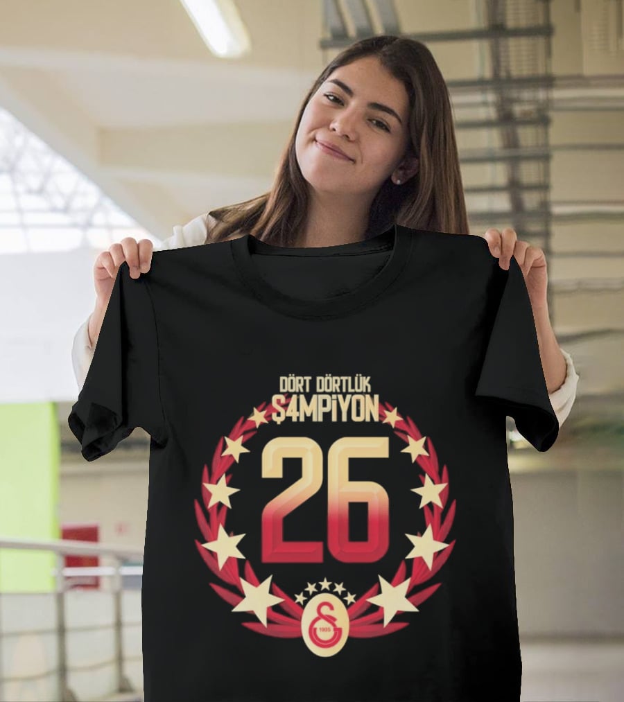 Galatasaray 26 Süper Lig Şampiyonları Diğerlerinin Şampiyonu T-Shirt