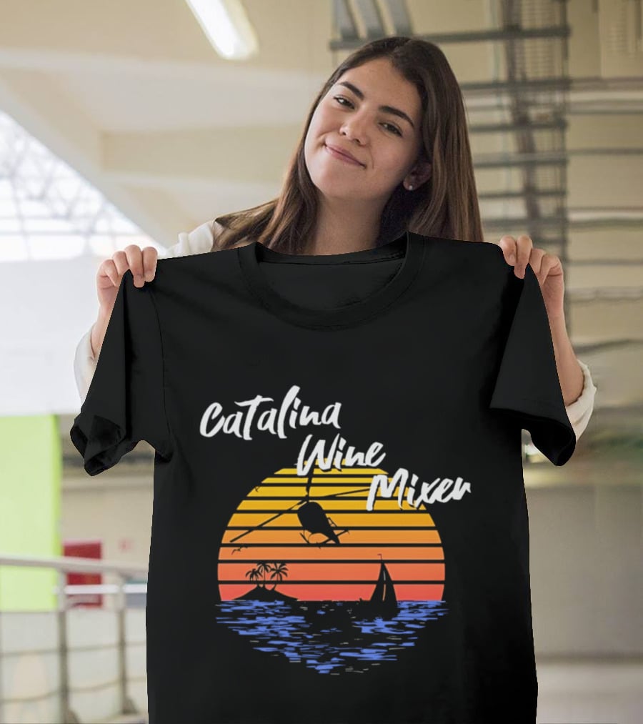 Catalina Wine Mixer Step Brothers Movie Sunset Out Sea T-Shirt